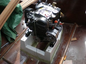 inboard diesel engine lombardini on petrel 28