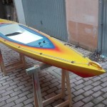 Dentex 420 plywood sit on top kayak fishing 8