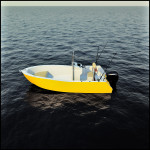 wooden boat open planing outboard engine plywood plans