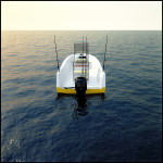 wooden boat open planing outboard