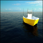 wooden boat open planing outboard engine plywood plans