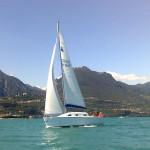 modern wooden sailboat plywood