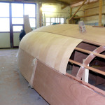 modern wooden sailboat radius chine plywood